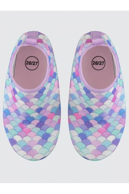 Chaussures aquatiques pour fille, pointures 31 à 35, roses - Emballage