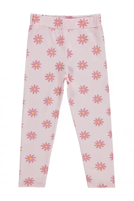 Girls' Leggings, Ages 6-9, Powder Pink - Pack