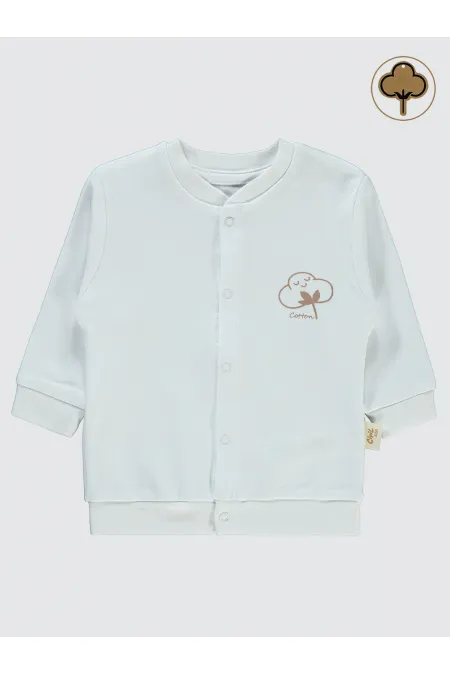 Gilet bébé blanc 0-24 mois - Emballage