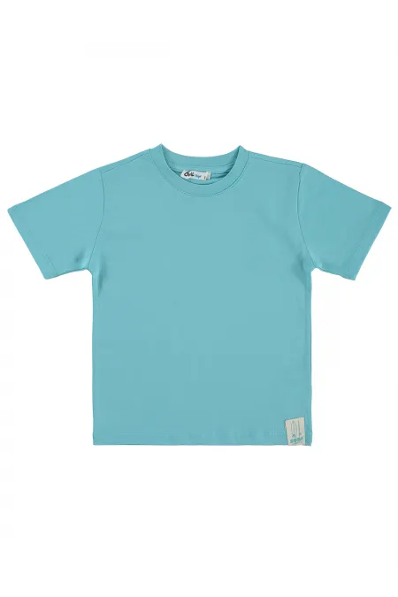 T-shirt garçon KM 2-5 ans Menthe foncée - Lot