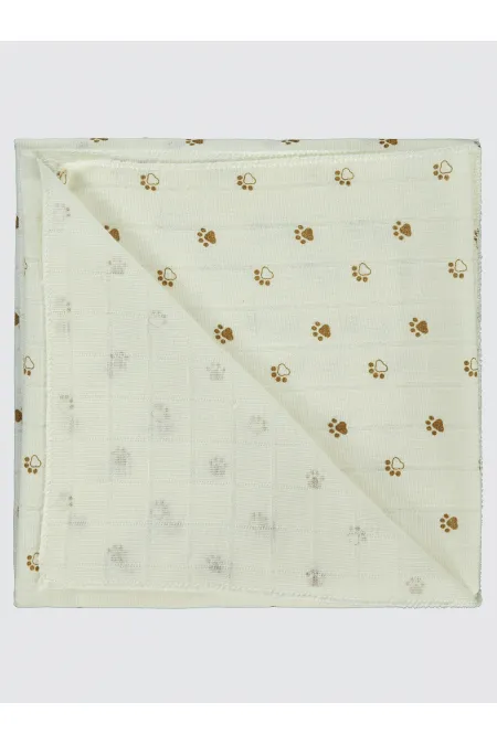 Couverture et lange pour bébé 0-24 mois écru - Emballage