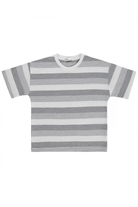 Boys' T-Shirt, Ages 6-9, Grey - Pack