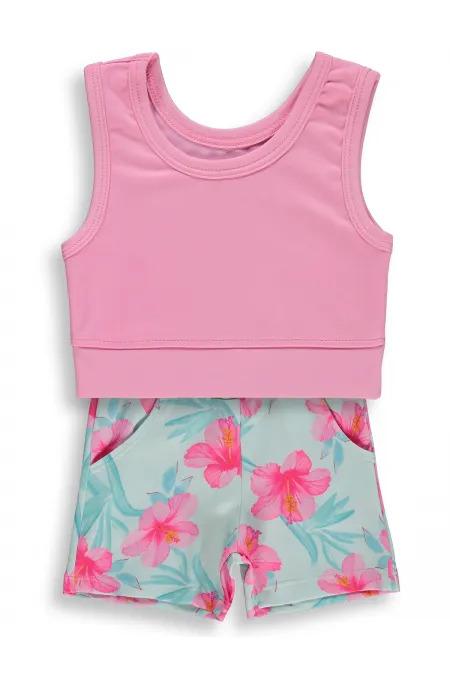 Ensemble maillot de bain fille 6-13 ans menthe - Pack