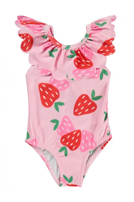 Kız Çocuk Mayo Set 6-13 Yaş Pembe - Paket