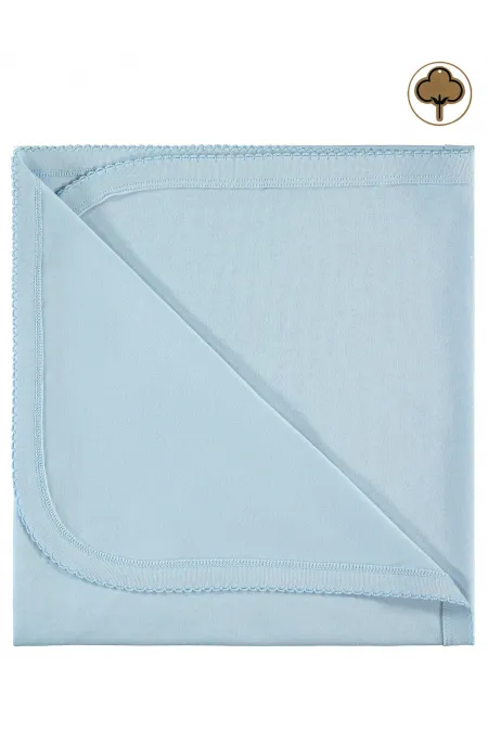 Couverture et lange pour bébé 0-24 mois bleu - Emballage