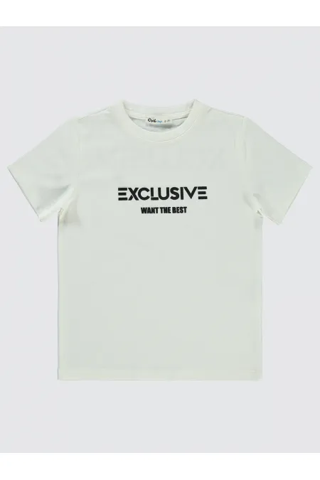 Lot de T-shirts blancs pour garçon de 6 à 9 ans