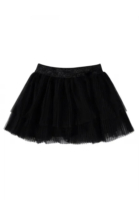 Kız Çocuk Etek 6-9 Yaş Siyah - Paket