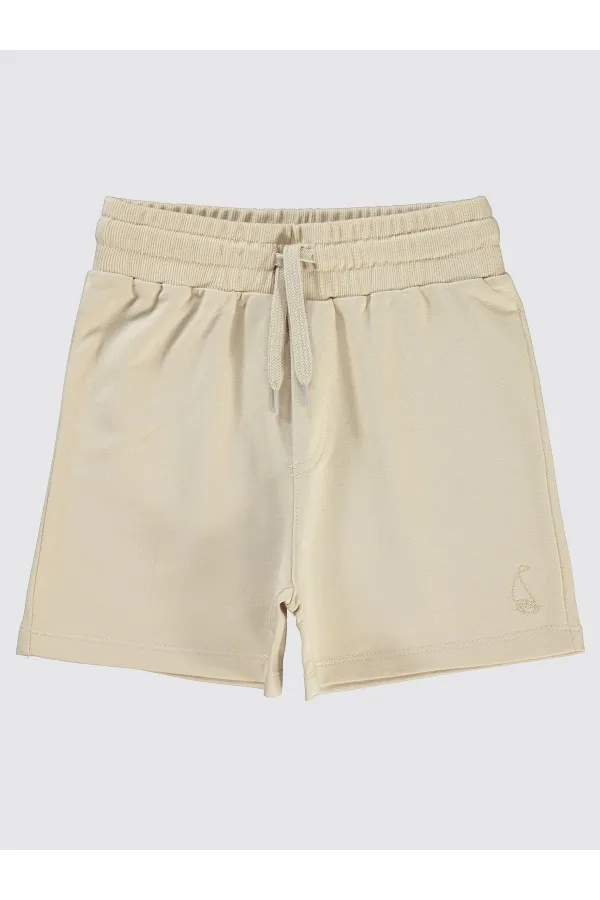 Shorty garçon 10-13 ans couleur pierre - Emballage