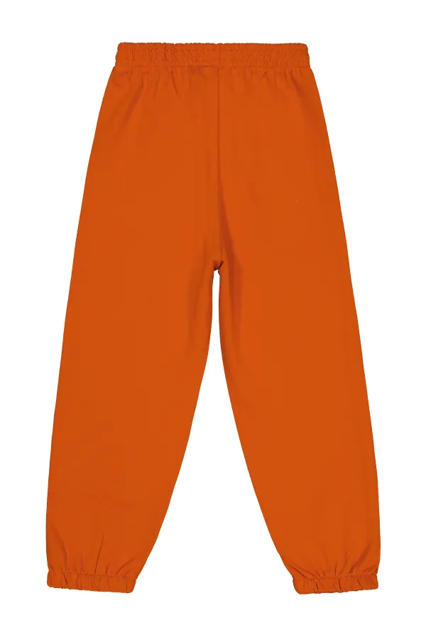 Erkek Çocuk Eşofman Altı 2-5 Yaş Koyu Oranj - Paket