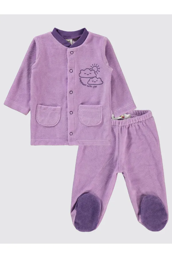 Baby Pajama Set 0-24 Months Lilac - Package