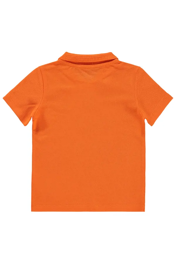 Erkek Çocuk Tişört 2-5 Yaş Oranj - Paket