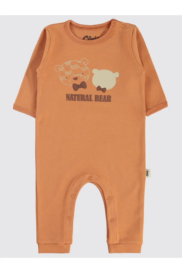 Grenouillère bébé 0-24 mois Cannelle - Emballage