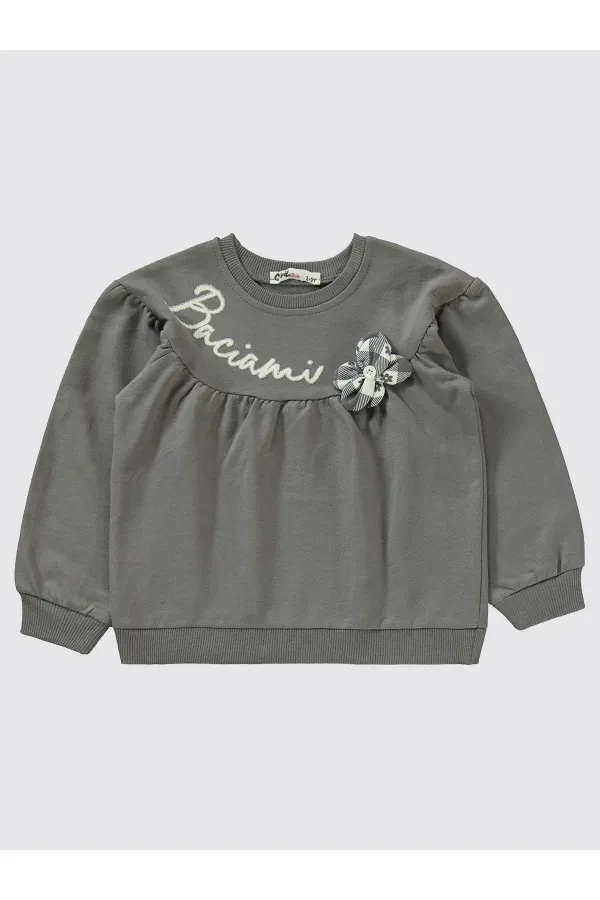 Combinaison pour fille de 2 à 5 ans, couleur graphite - Emballage