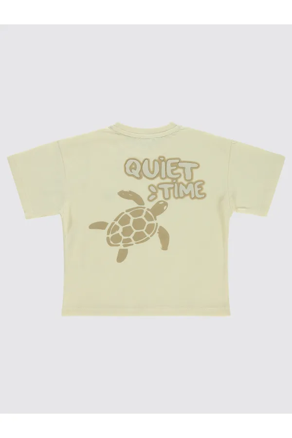 Erkek Çocuk Tişört 2-5 Yaş FilDişi - Paket