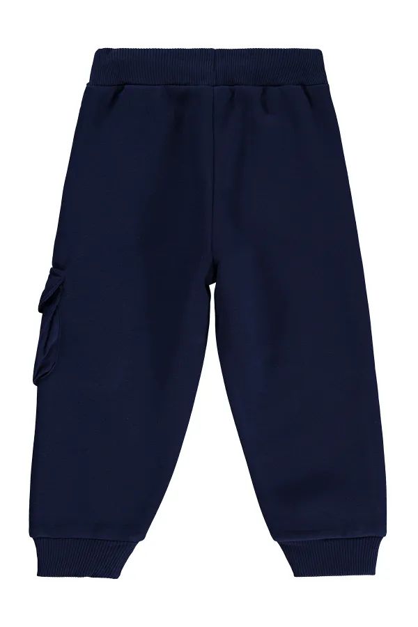 Pantalon de survêtement garçon, 2-5 ans, bleu marine - Lot