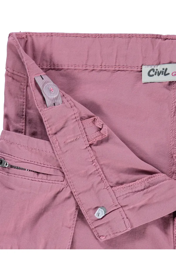 Pantalon pour fille, 10-13 ans, rose pâle - Lot