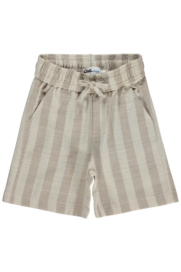 Boys' Capri Pants, Ages 2-5, Coffee Brown - Pack