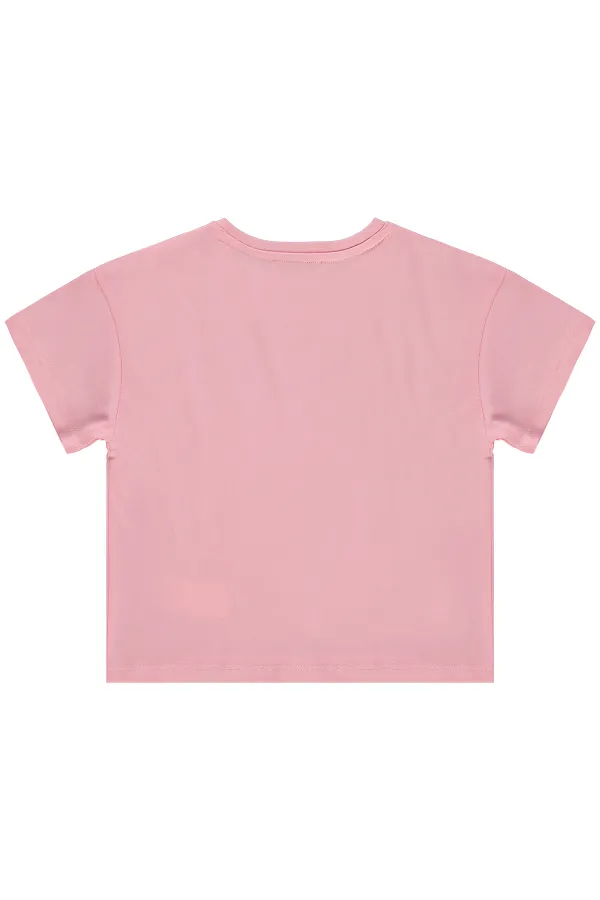 Girls' T-shirt, Ages 2-5, Powder Pink - Pack