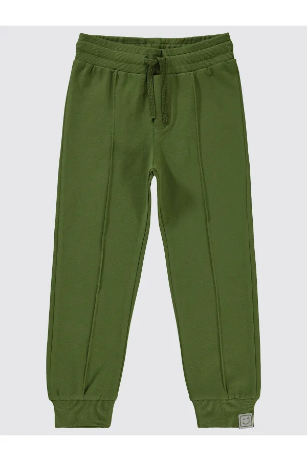 Bas de survêtement garçon 10-13 ans kaki - Lot