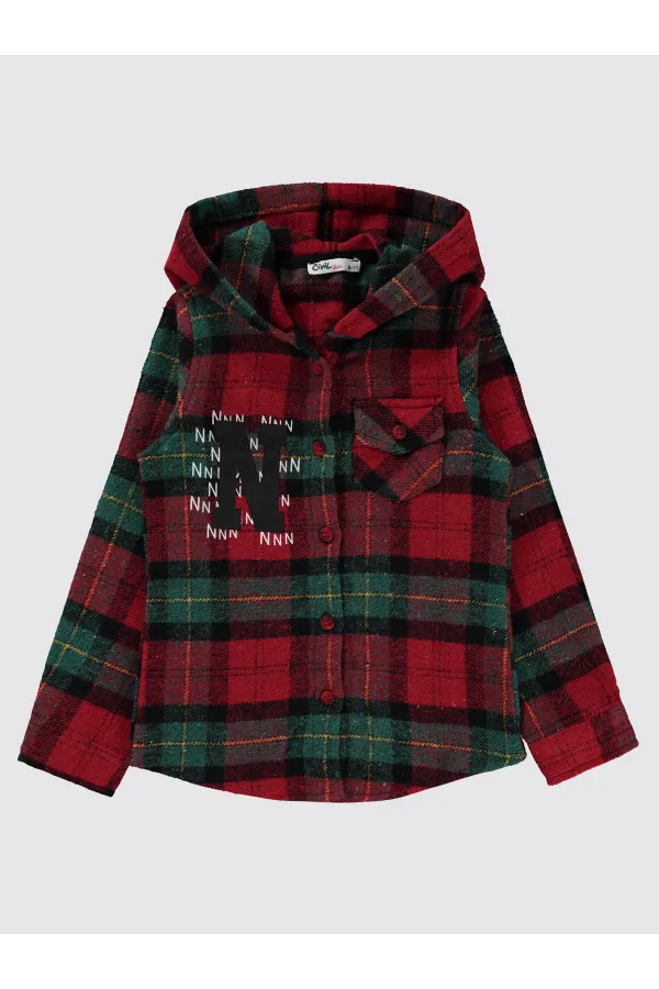 Kız Çocuk Gömlek 10-13 Yaş Yeşil - Paket