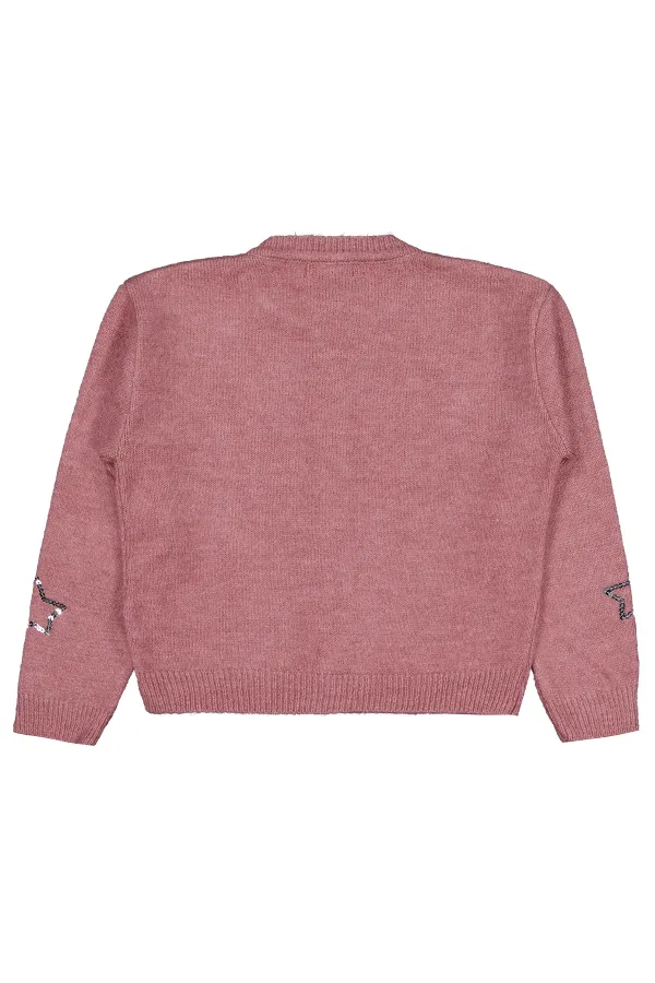 Kız Çocuk Hırka 6-9 Yaş Pembe - Paket