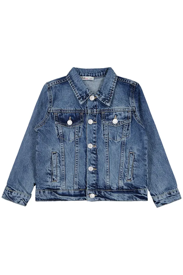 Veste bleue pour fille 10-13 ans - Emballage