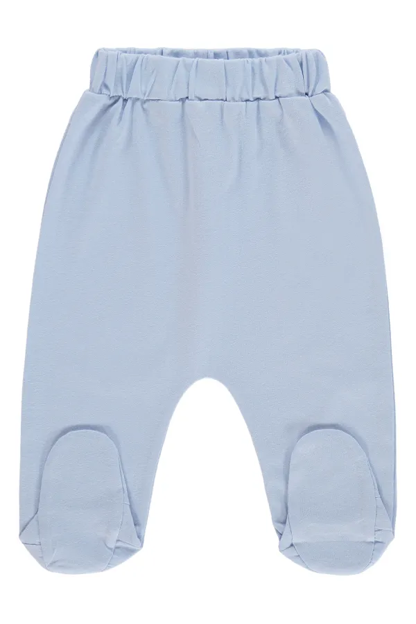 Combinaison bébé simple pour bébé de 0 à 24 mois, bleue - Emballage