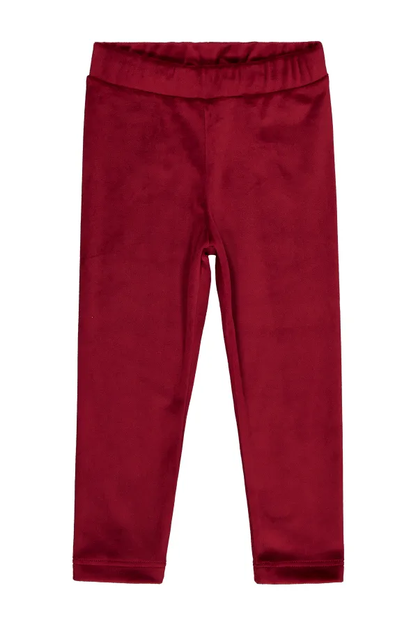 Leggings bordeaux pour fille de 2 à 5 ans - Emballage