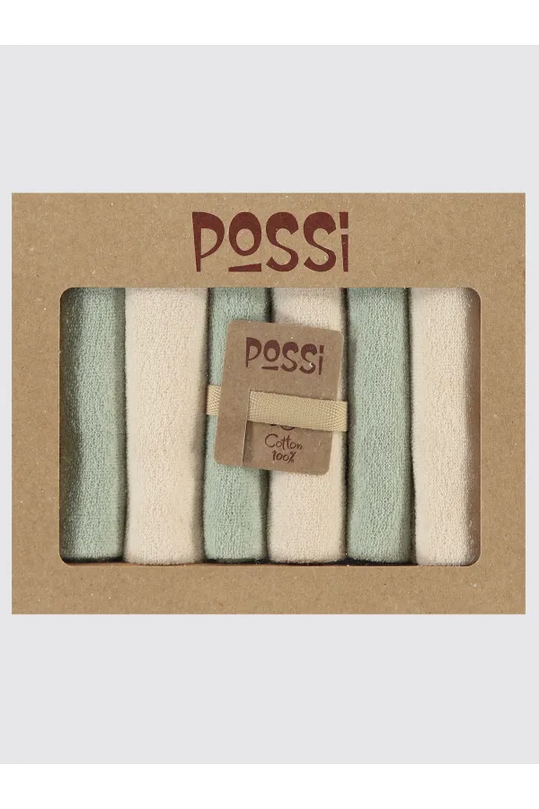 Couches et lingettes pour bébé 0-24 mois, vert clair - Emballage