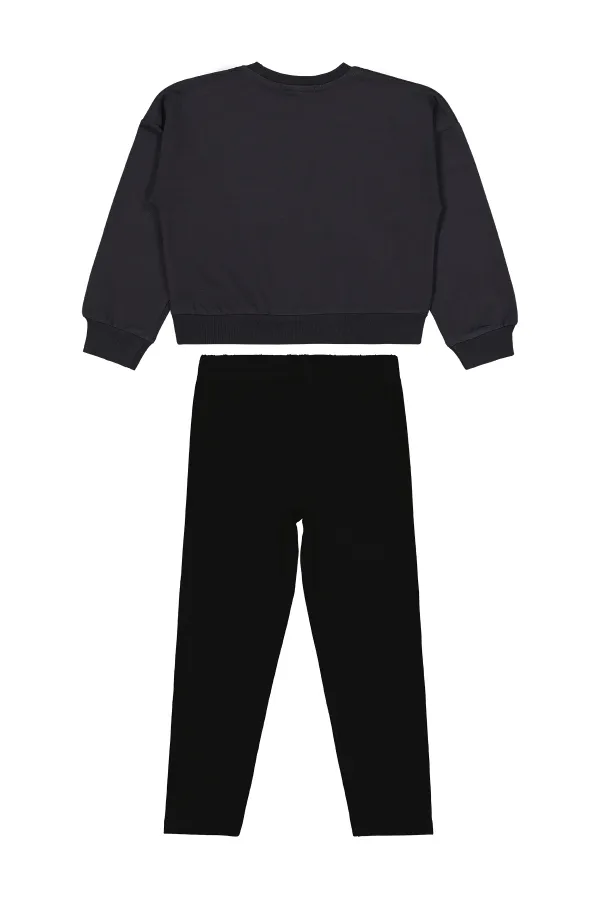 Combinaison fille anthracite 6-9 ans - Emballage