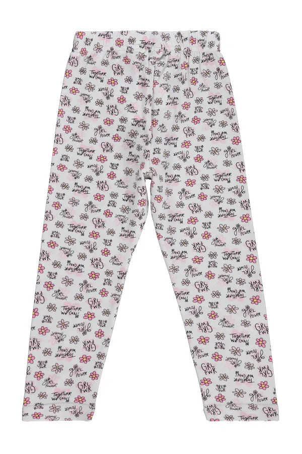 Leggings pour filles, Km, 2-5 ans, blanc cassé - Lot