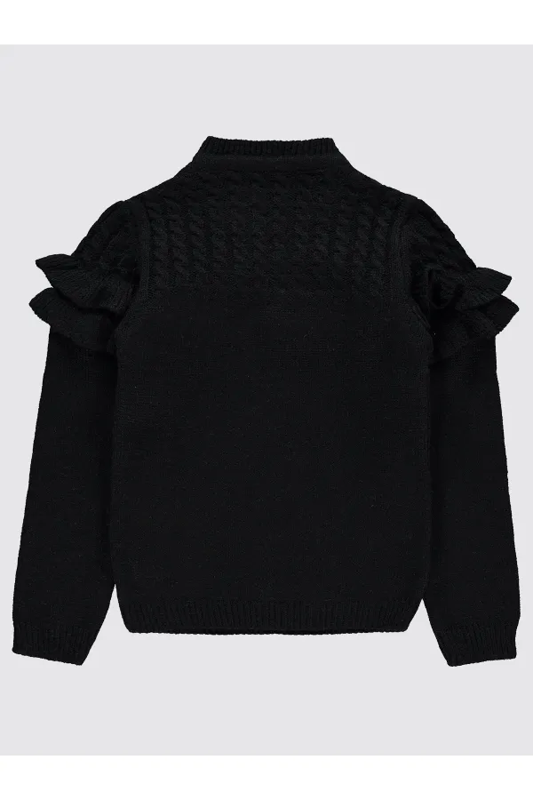 Pull noir pour fille de 6 à 9 ans - Lot