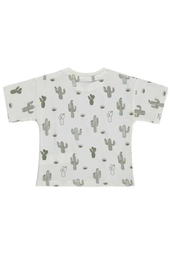T-shirt bébé Km 0-24 mois écru - Emballage T-shirt bébé Km 0-24 mois écru - Emballage