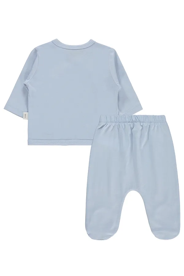 Ensemble de body bébé 0-24 mois bleu - Emballage