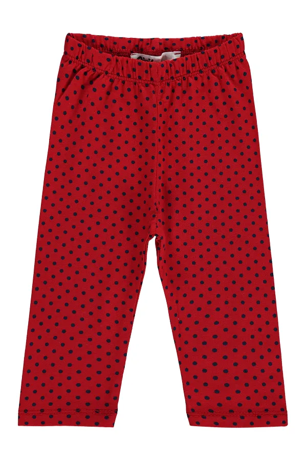 Baby Leggings 0-24 Months Red - Pack