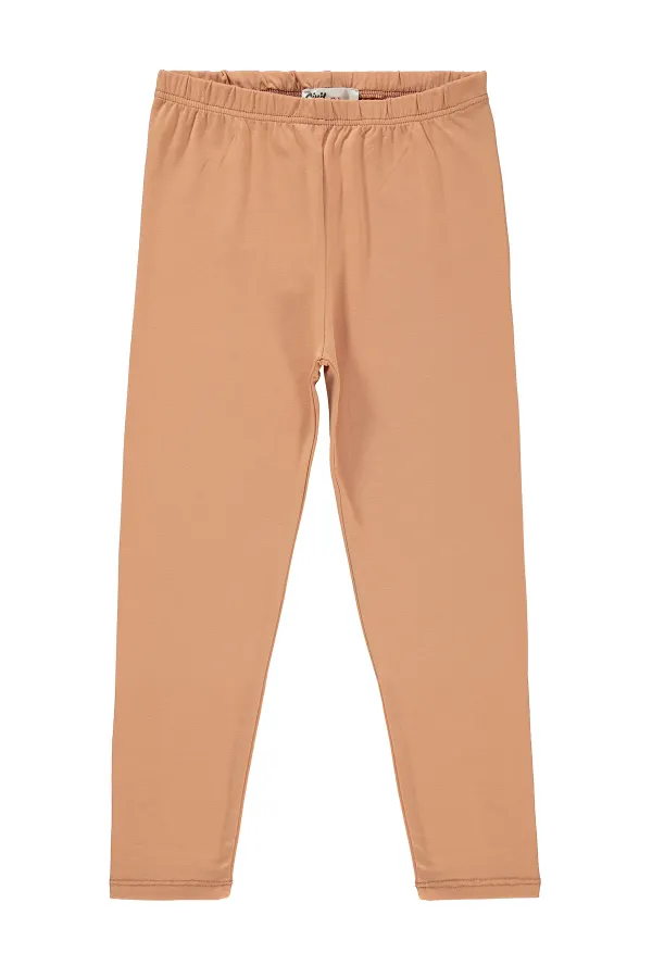 Collants pour filles de 10 à 13 ans, couleur argile italienne - Paquet