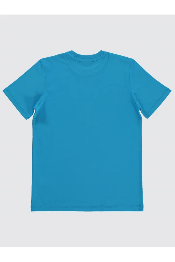 Boys T-Shirt 10-13 Years Old Dark Turquoise - Package Boys T-Shirt 10-13 Years Old Dark Turquoise - Package
