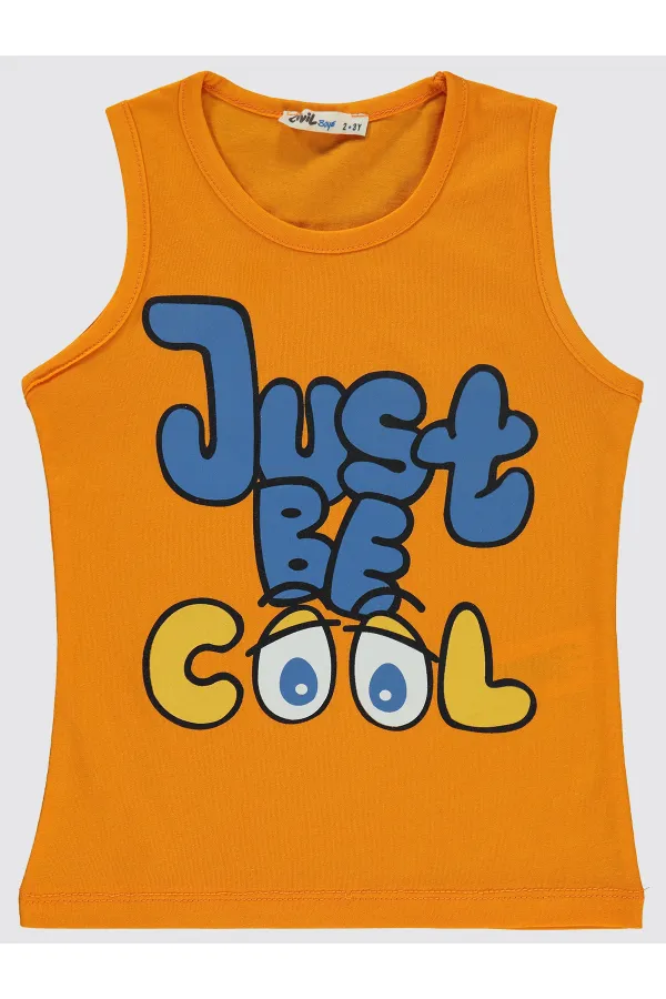 Boys T-Shirt 2-5 Years Orange - Package