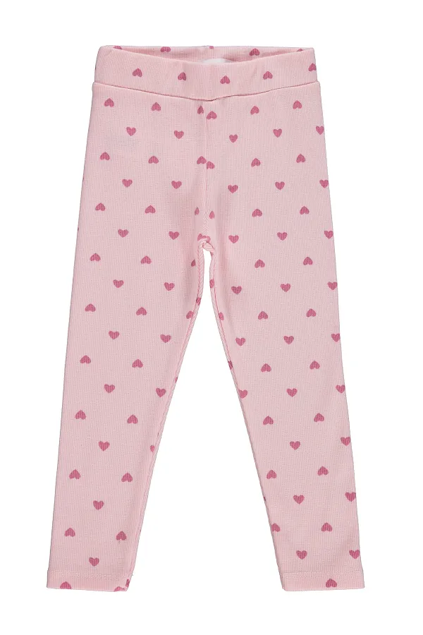 Leggings pour filles, 2-5 ans, rose poudré - Lot