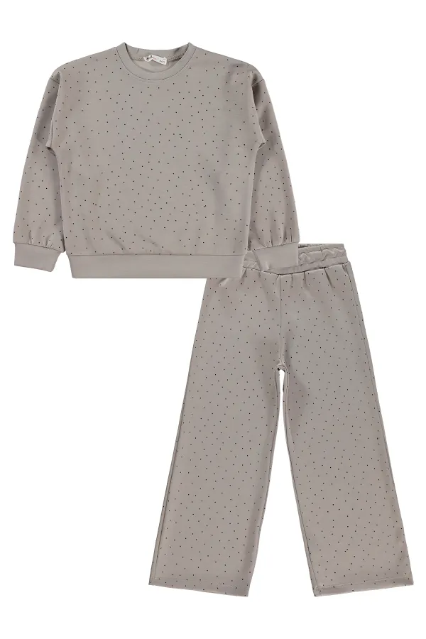 Ensemble de survêtement pour filles, 6-9 ans, beige - Lot