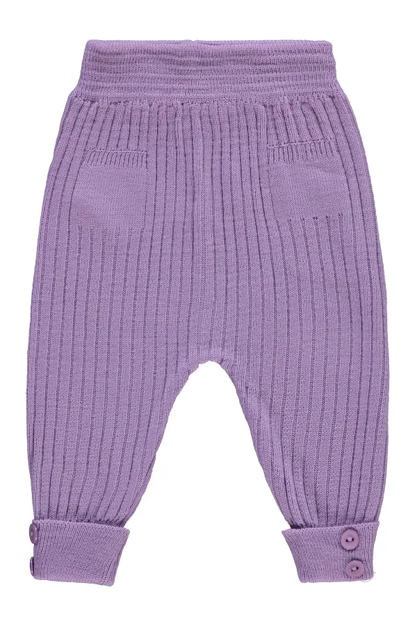 Baby Tracksuit Bottoms 0-24 Months Lilac - Pack