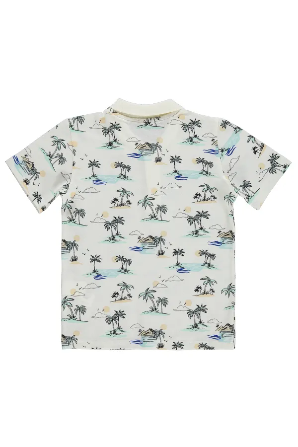 Boys' T-Shirt, Ages 6-9, Off-White - Package Boys' T-Shirt, Ages 6-9, Off-White - Package