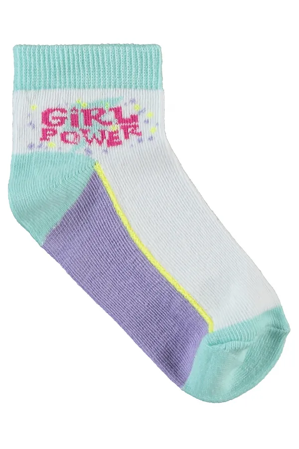 Kız Çocuk Patik Çorap 2-9 Yaş Standart - Paket