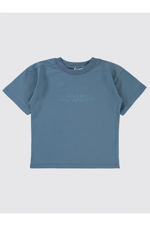 T-shirt garçon 2-5 ans indigo - Emballage