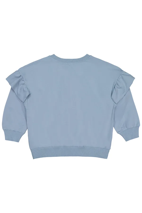 Girl's Sweatshirt 10-13 Years Blue - Package