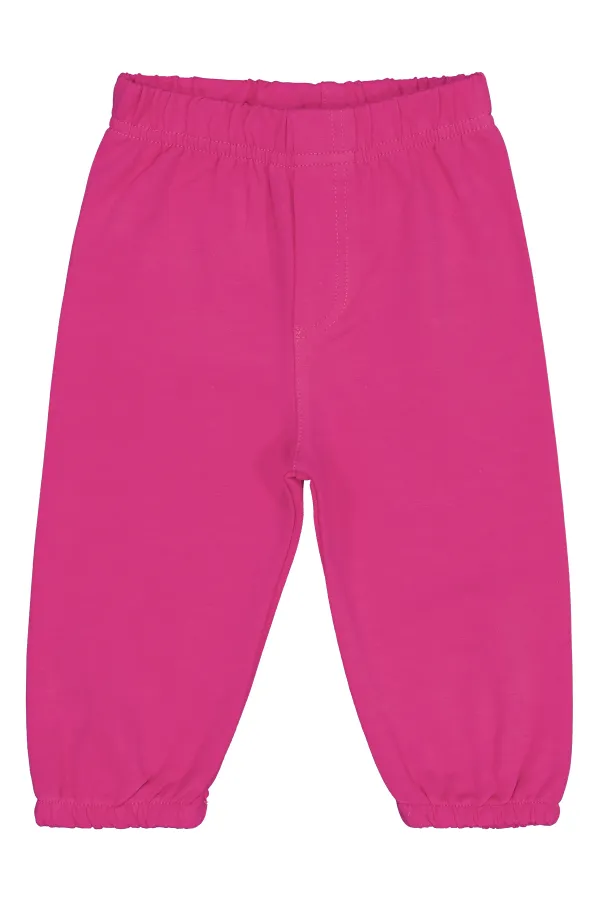 Bas de survêtement bébé 0-24 mois Fuchsia foncé - Lot
