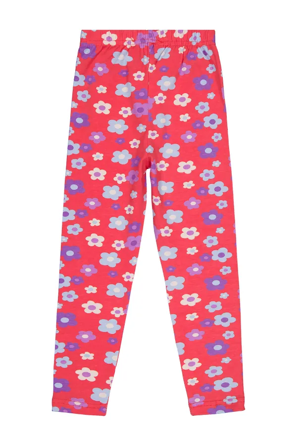Leggings pour filles Km 6-9 ans Fuchsia - Emballage