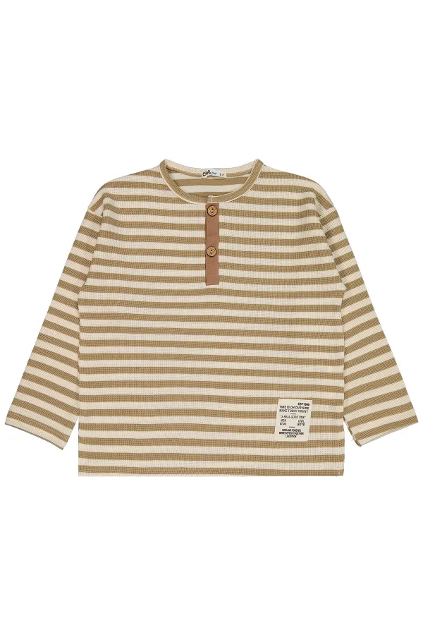 Sweat-shirt garçon marron 6-9 ans - Emballage