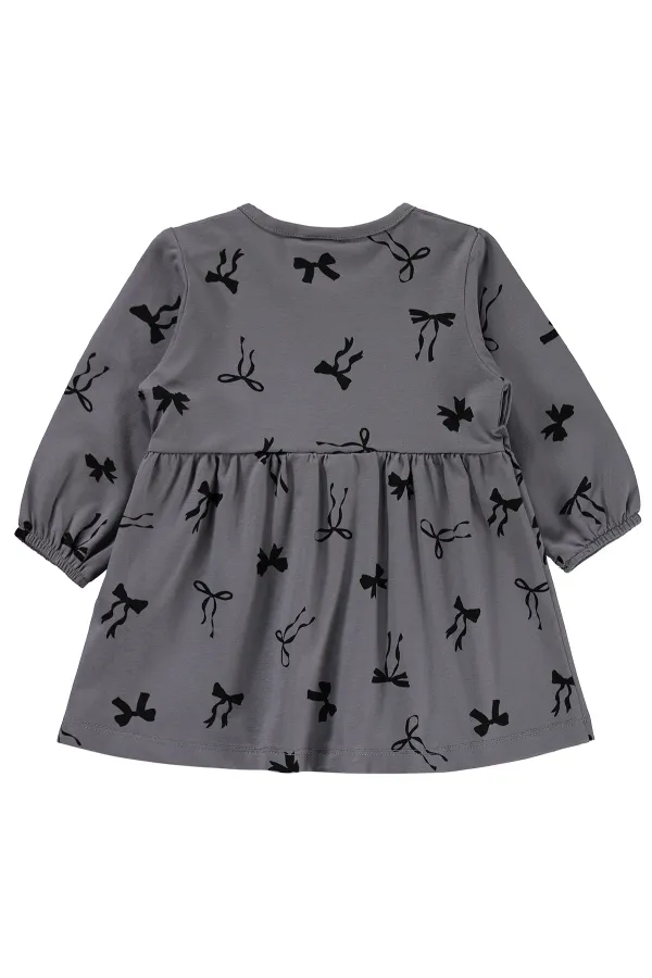 Baby Jumpsuit and Dress Set 6-18 Months Dark Grey - Package