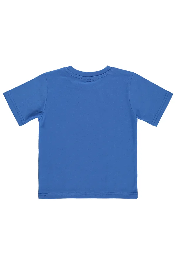 T-shirt garçon Km 2-5 ans Turquoise foncé - Lot